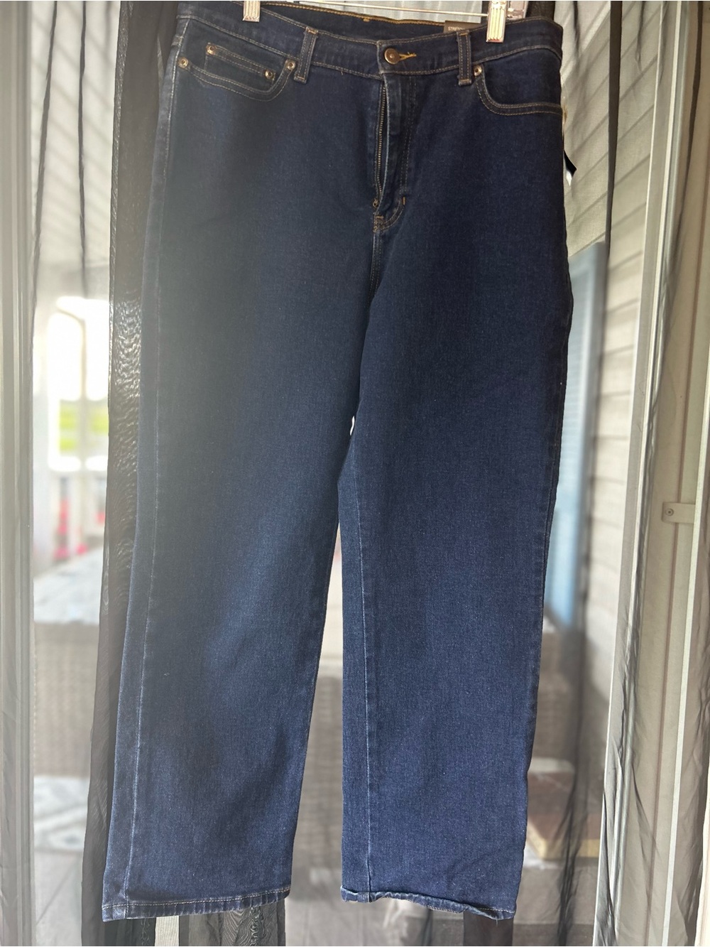 Style & Co. Dark Blue Straight Leg Jeans women’s size 14P